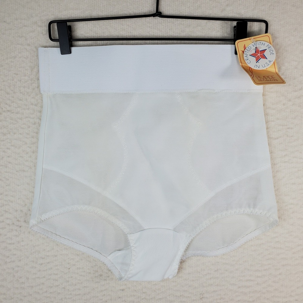 Empire Intimates‎ 2X Girdle Brief Panty White New Vintage Pinup Boudoir Rock